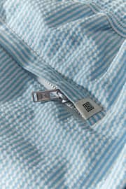 Blue and White Seersucker Striped Premium Swim Shorts - Image 10 of 11