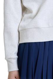 Under Armour Cream Rival Fleece HZ Sweatshirt - Image 6 of 6