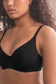 Black DD+ Non Pad Full Cup Smoothing Non Padded Full Cup Bra - Image 4 of 7
