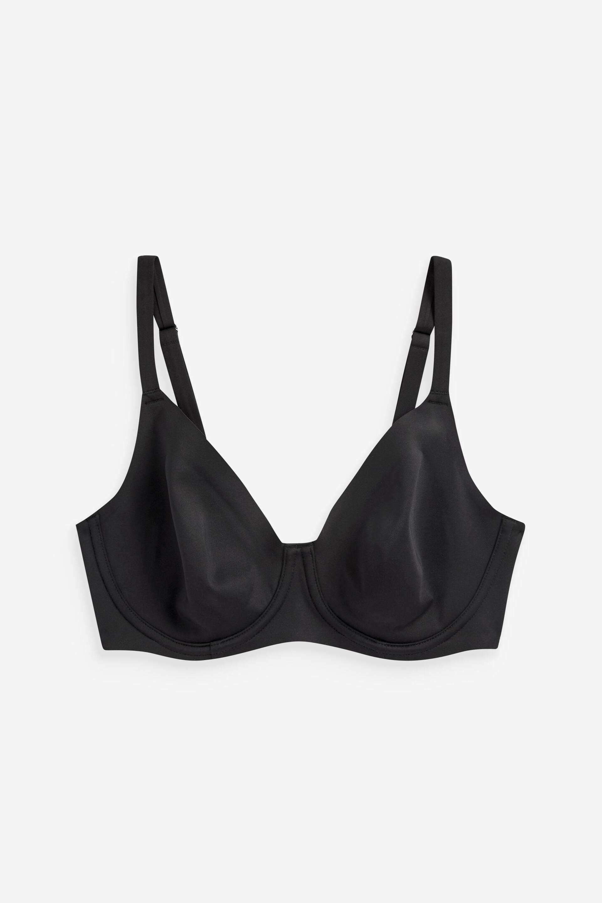 Black DD+ Non Pad Full Cup Smoothing Non Padded Full Cup Bra - Image 6 of 7