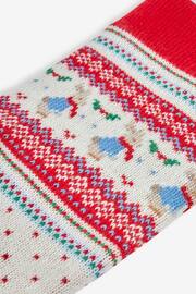 JoJo Maman Bébé Red Peter Rabbit Fair Isle Knitted Christmas Stocking - Image 2 of 3