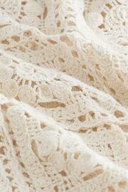 Cream Long Sleeve Crochet Top - Image 7 of 7