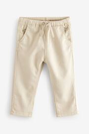 Ecru Cream Super Soft Pull On Jeans With Stretch (3mths-7yrs) - Image 5 of 7