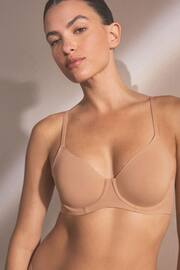 Almond Non Pad Full Cup Smoothing Non Padded Full Cup Bra - Image 1 of 8