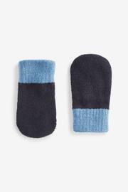 Navy/Blue/Grey Mittens 3 Pack (3mths-6yrs) - Image 2 of 4