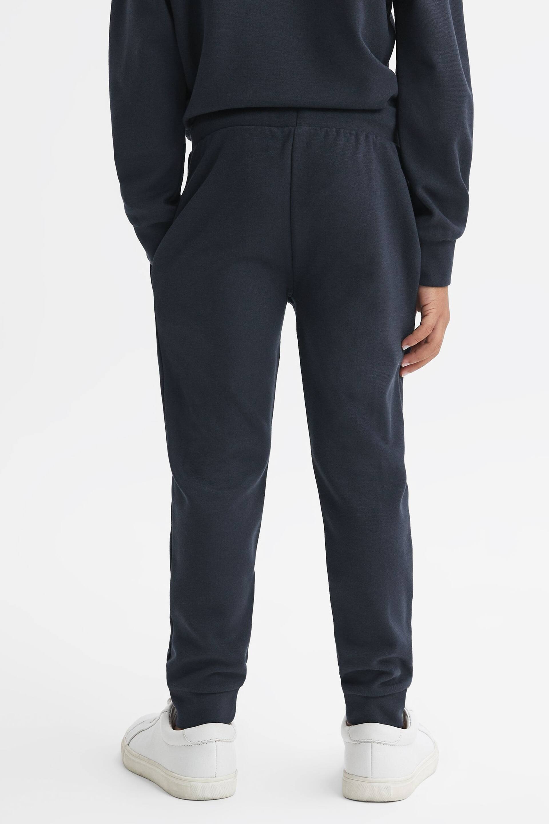 Reiss Navy Croxley Junior Relaxed Drawstring Joggers - Image 5 of 6