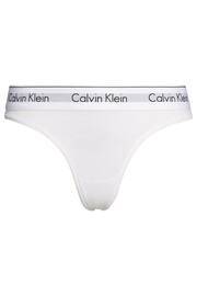 Calvin Klein White Modern Cotton Thong - Image 4 of 4
