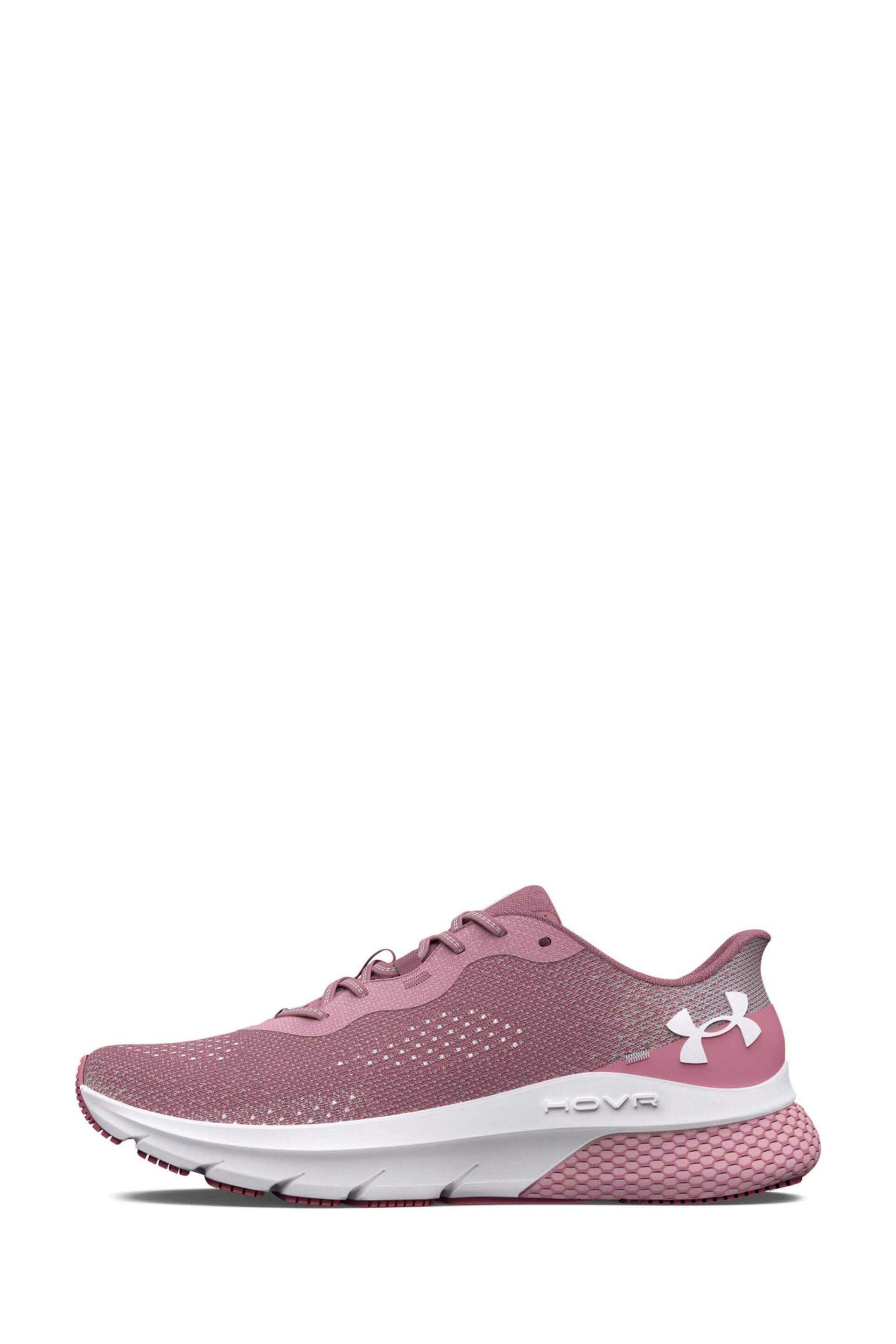 Under Armour Pink HOVR Turbulence 2 Trainers - Image 3 of 8
