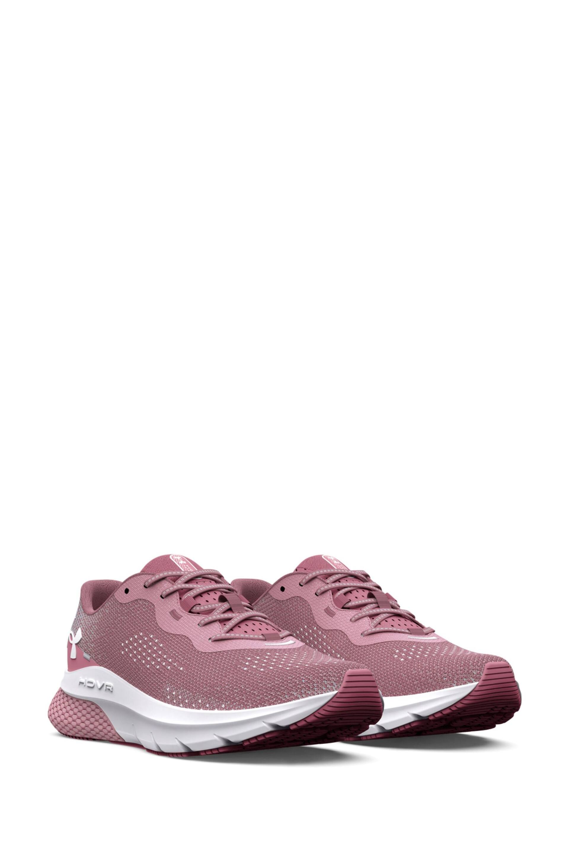 Under Armour Pink HOVR Turbulence 2 Trainers - Image 6 of 8