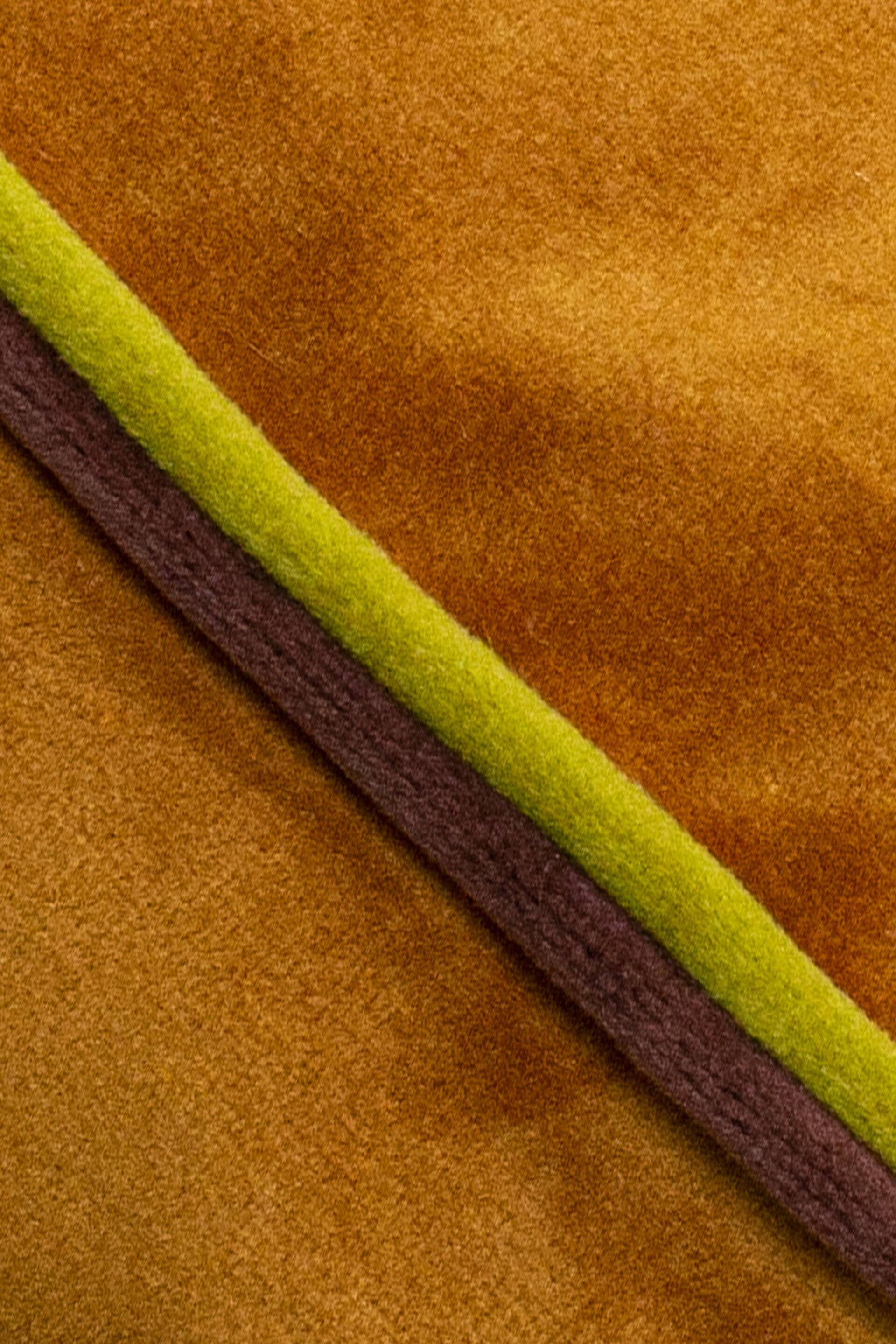furn. Pumpkin Orange Gemini Double Piped Feather Filled Cushion - Image 3 of 4