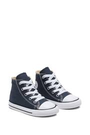 Converse Navy Chuck Ox Infant Little Kids High Trainers - Image 3 of 7