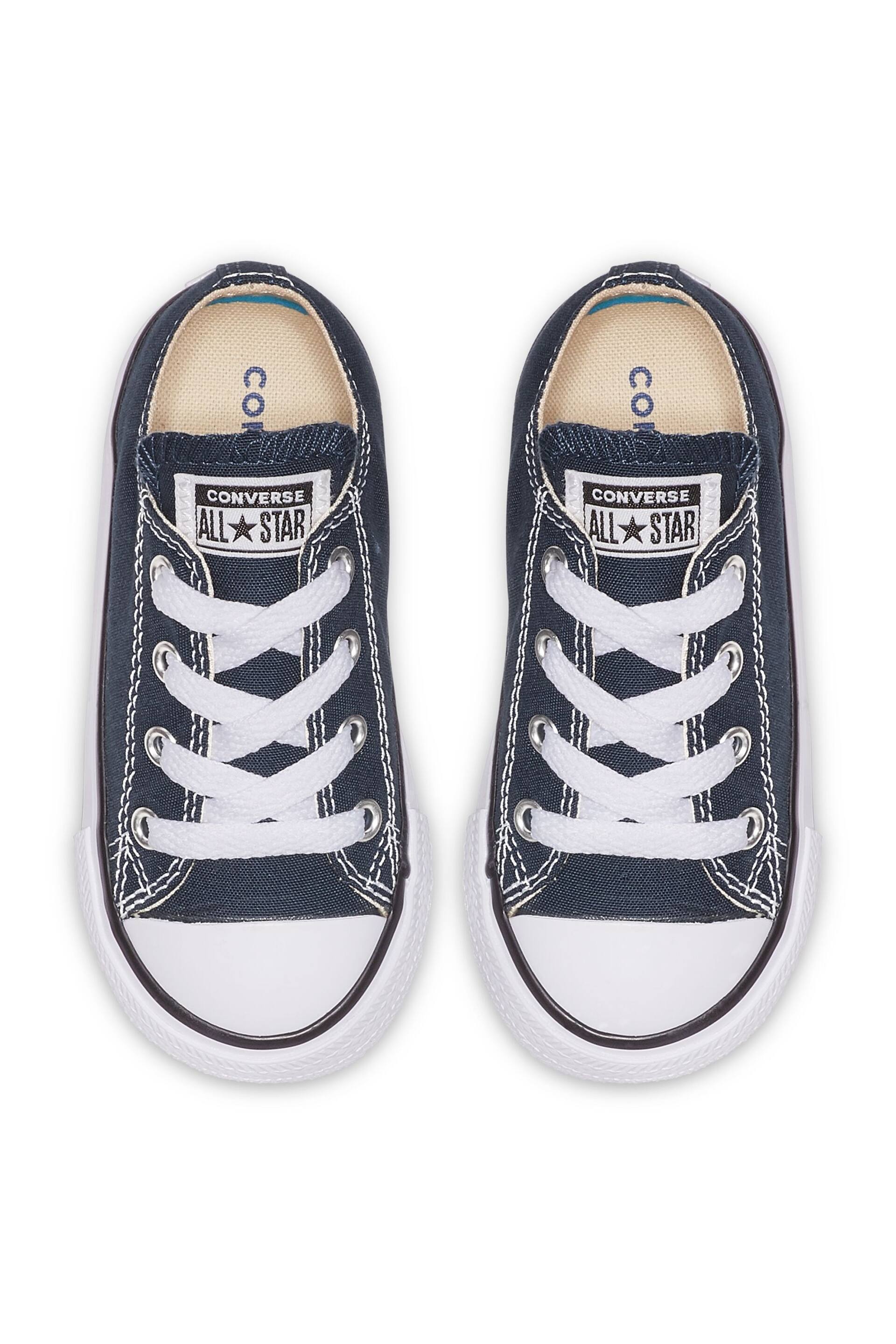 Converse Navy Chuck Ox Infant Little Kids High Trainers - Image 5 of 7