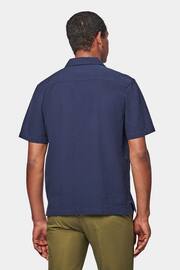 Peckham Rye Revere Collar Seersucker Short Sleeve Shirt - Image 3 of 6