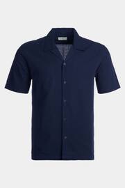 Peckham Rye Revere Collar Seersucker Short Sleeve Shirt - Image 5 of 6