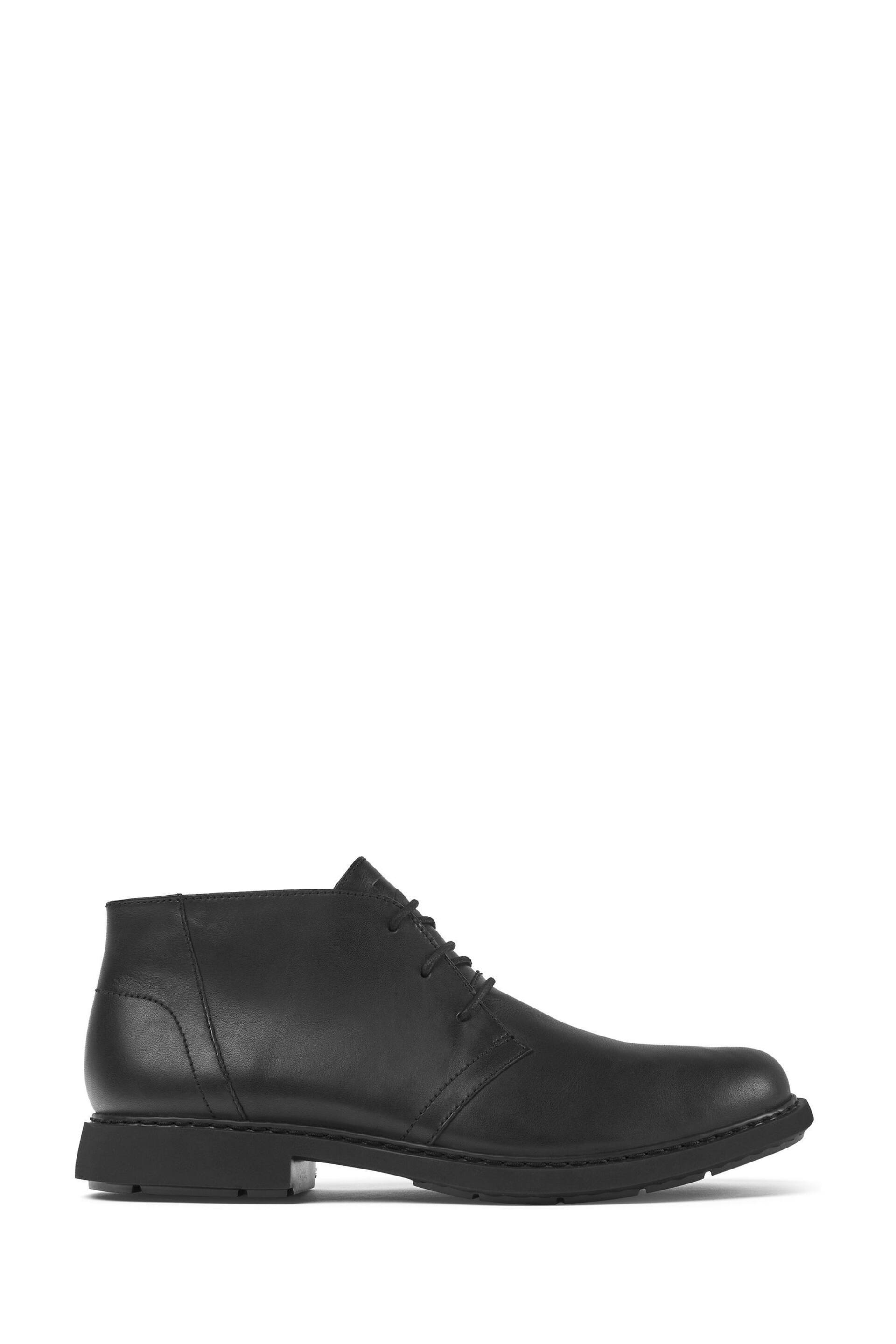 Camper Mens Neuman Leather Ankle Black Boots - Image 1 of 5