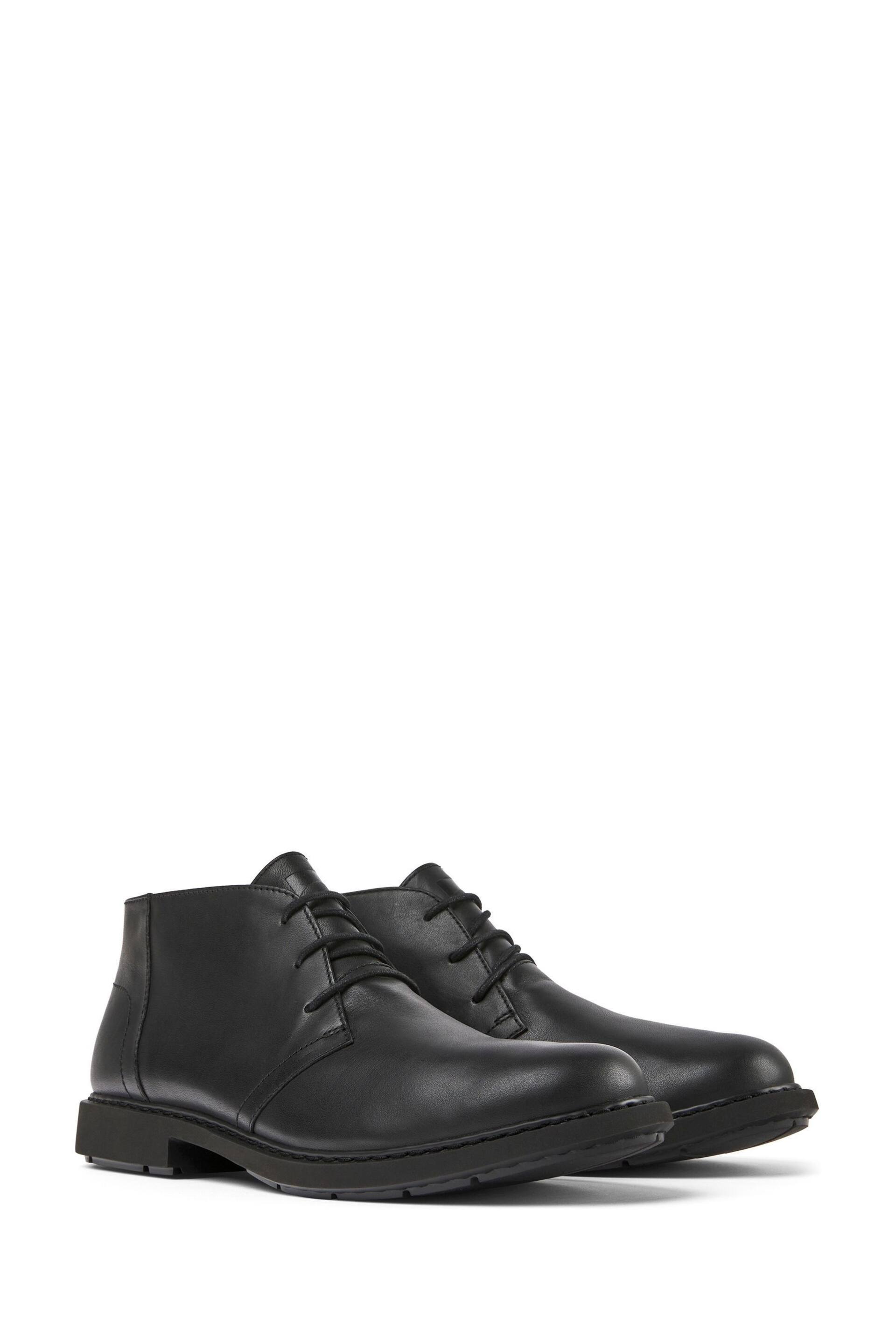 Camper Mens Neuman Leather Ankle Black Boots - Image 2 of 5