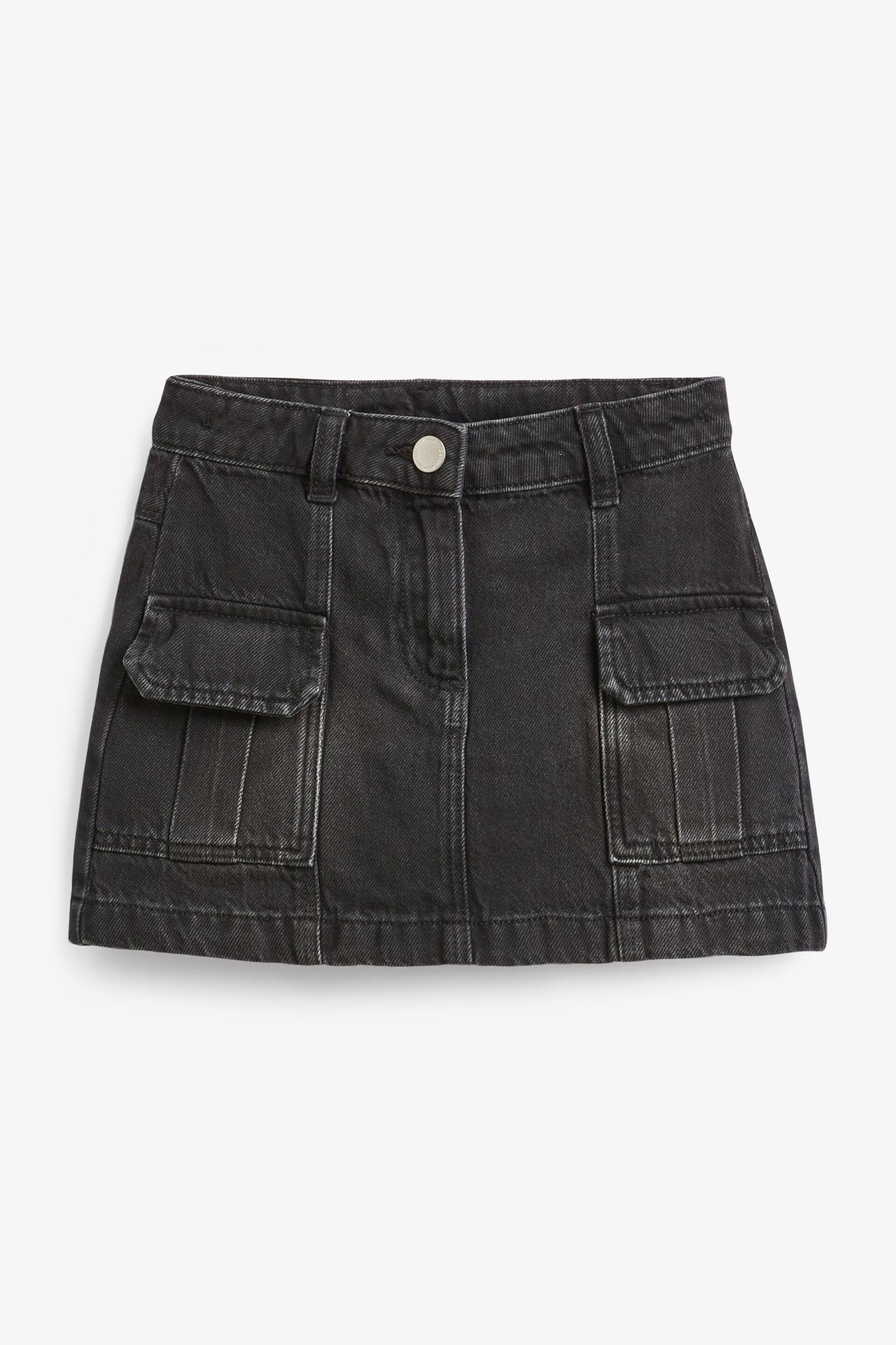 Charcoal Grey Cargo Skirt (3-16yrs) - Image 1 of 3