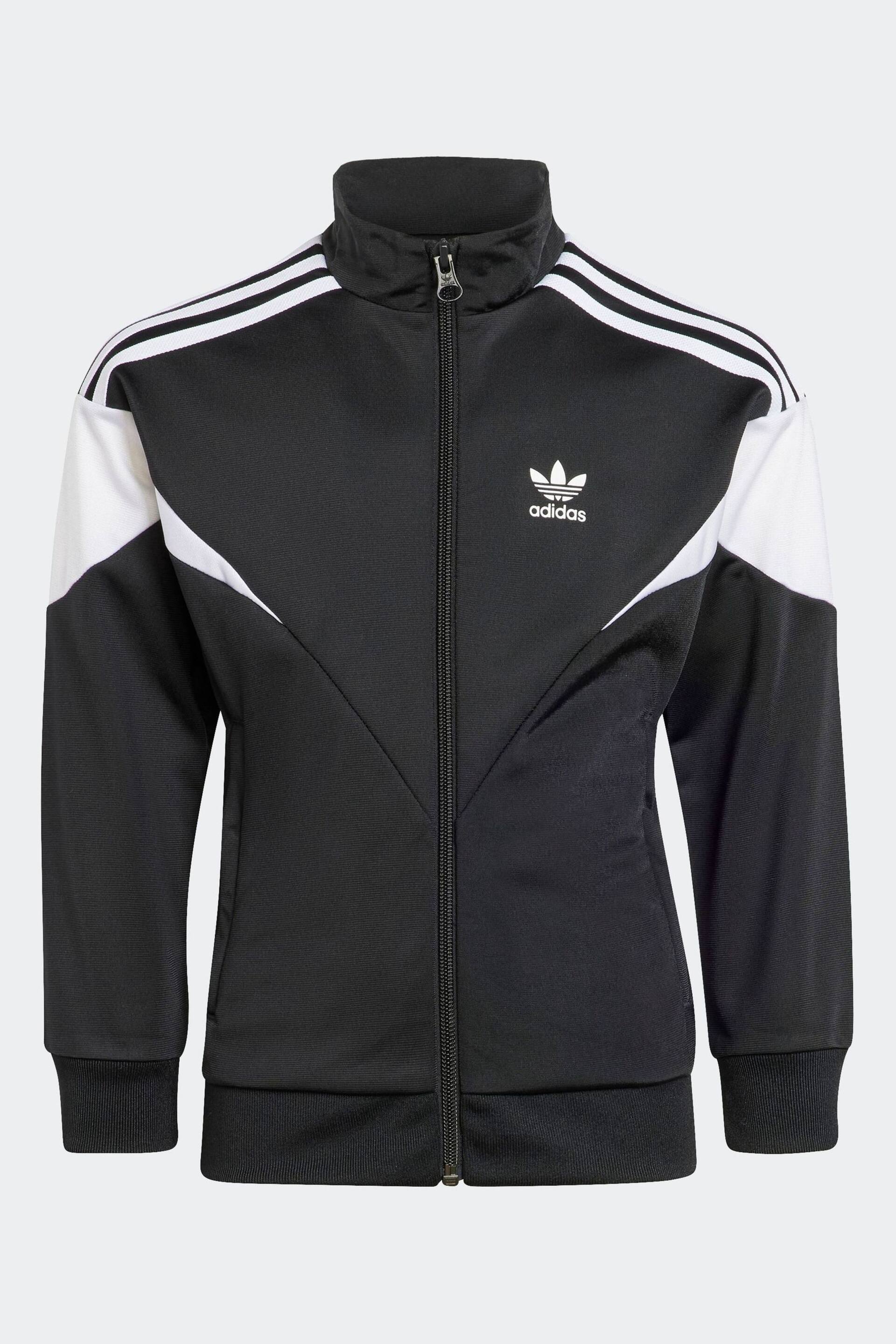 adidas Originals Kids Black Tracksuit - Image 3 of 6