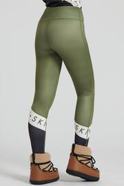 South Beach Green Ski Base Layer Leggings - Image 2 of 5