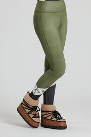 South Beach Green Ski Base Layer Leggings - Image 3 of 5