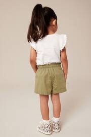 Khaki Green Pull-On Shorts (3mths-7yrs) - Image 4 of 7
