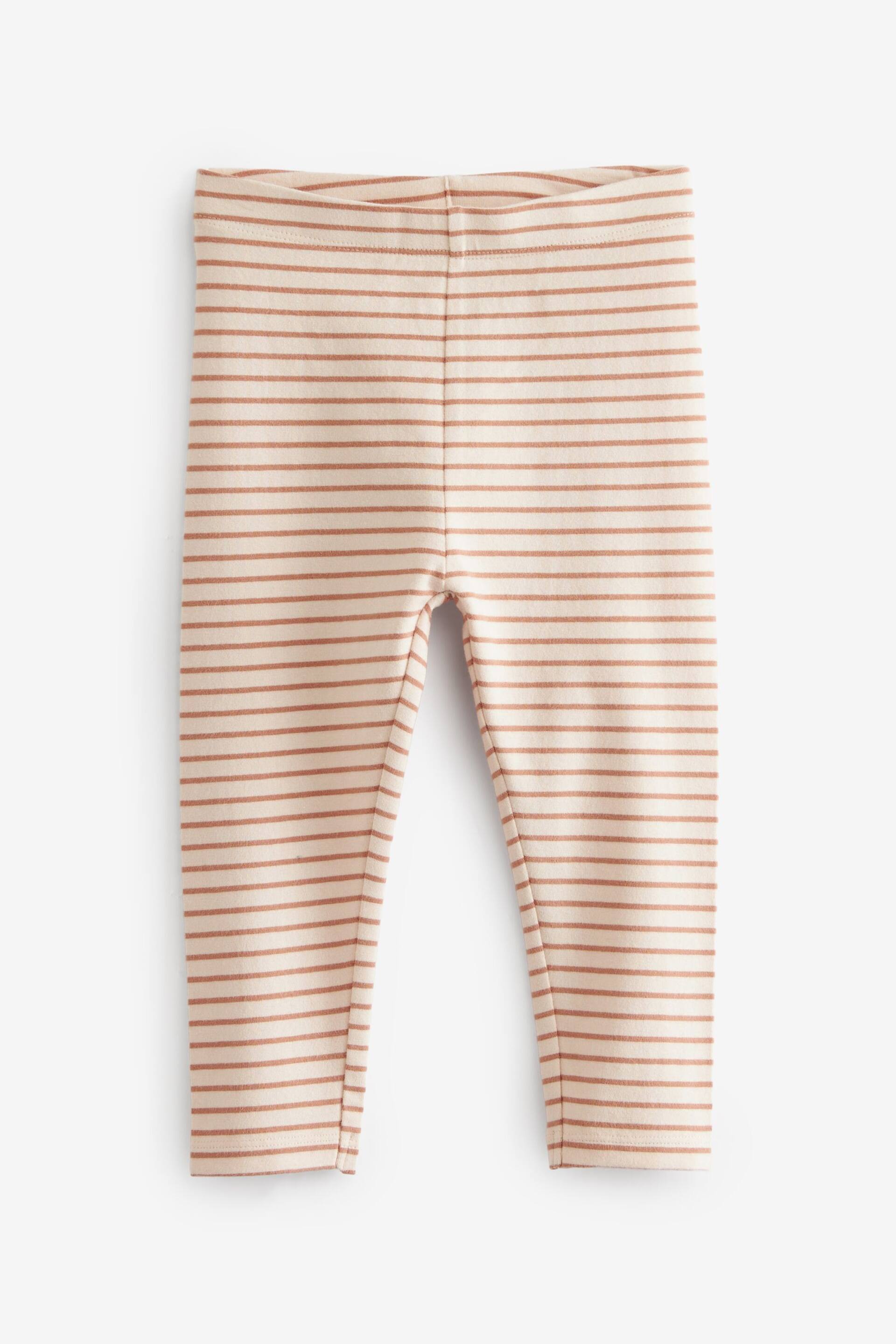 Brown Sunflower Leggings 4 Pack (3mths-7yrs) - Image 5 of 7