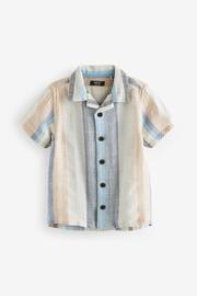 Multi Short Sleeves Vertical Stripe Shirt (3mths-7yrs) - Image 5 of 7
