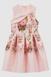 Reiss Multi Emily Junior Scuba Floral Printed Dress - Image 2 of 5