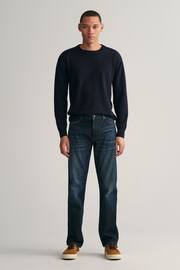 GANT Blue Regular Fit Archive Wash Jeans - Image 1 of 5