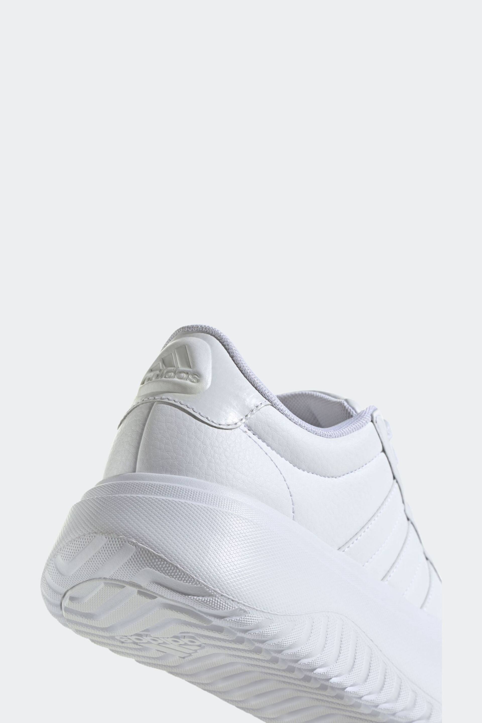adidas White Grand Court Platform Trainers - Image 9 of 9