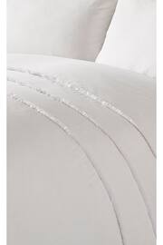 Serene White Tassel Duvet Cover And Pillowcase Set - Image 2 of 2