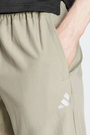 adidas Cream Train Essentials Seasonal Woven Training Joggers - Image 3 of 4