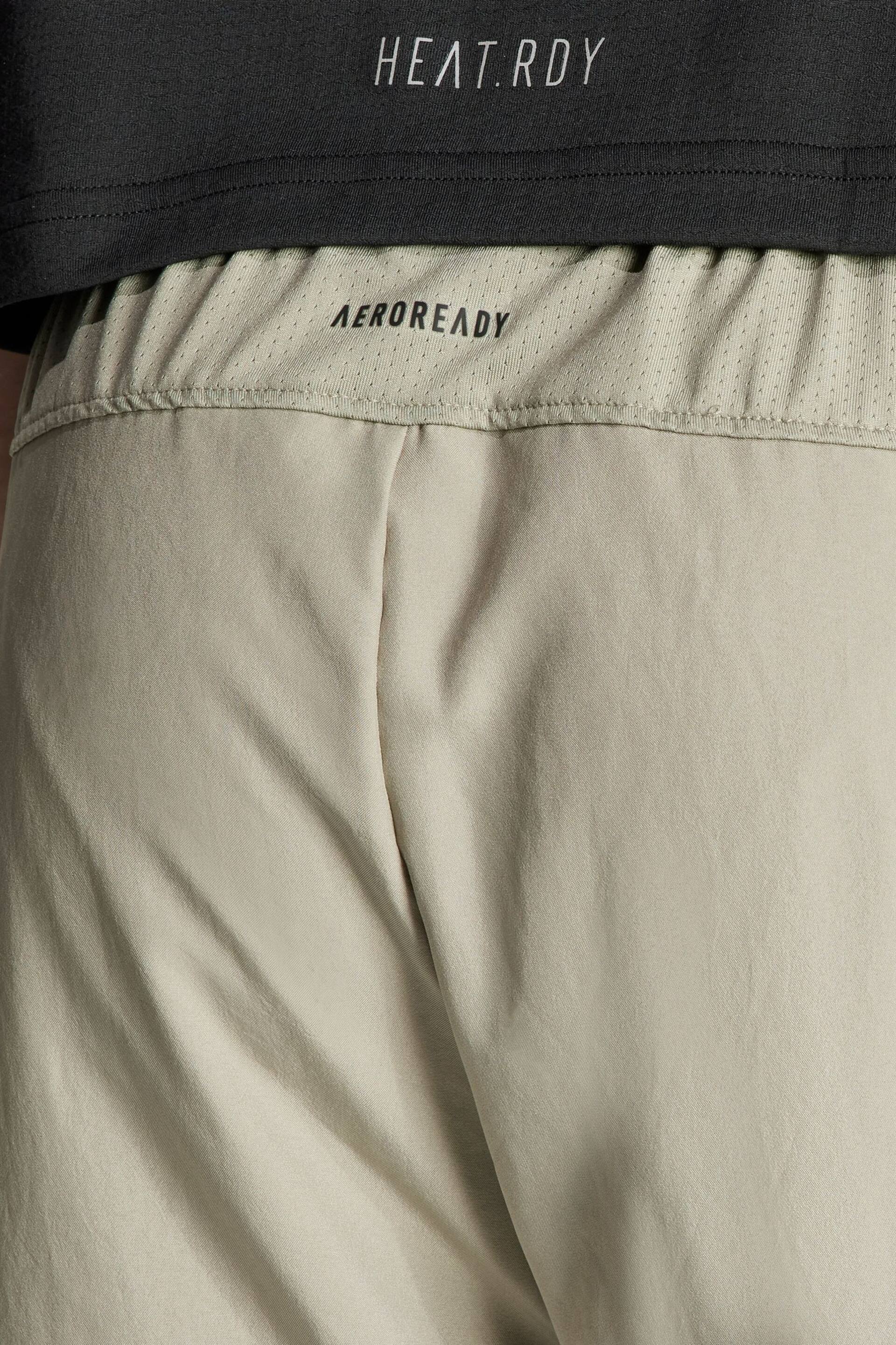 adidas Cream Train Essentials Seasonal Woven Training Joggers - Image 4 of 4