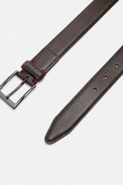 Ted Baker Brown Lizwiz Leather Keeper Plate Belt - Image 2 of 2