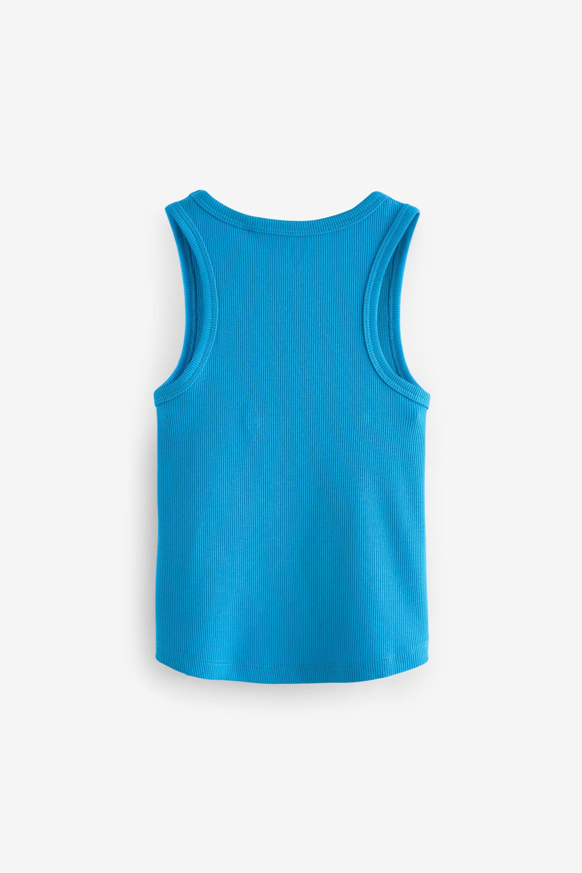 Blue Rib Vest (3-16yrs) - Image 7 of 8