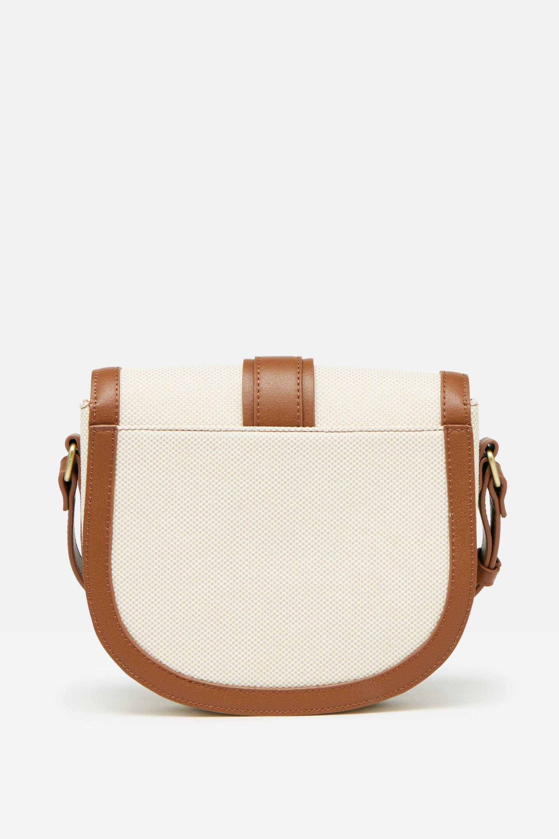 Joules Ludlow Tan Canvas Cross Body Bag - Image 5 of 9