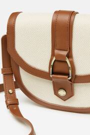 Joules Ludlow Tan Canvas Cross Body Bag - Image 7 of 9