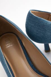 Denim Forever Comfort Jewel Trim Kitten Heels - Image 6 of 6