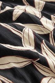 Black/Brown Shirred Jumpsuit - Image 7 of 7