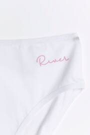River Island White Girls Briefs 7 Pack - Image 3 of 3