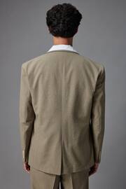 Green Seersucker Suit: Jacket - Image 3 of 10