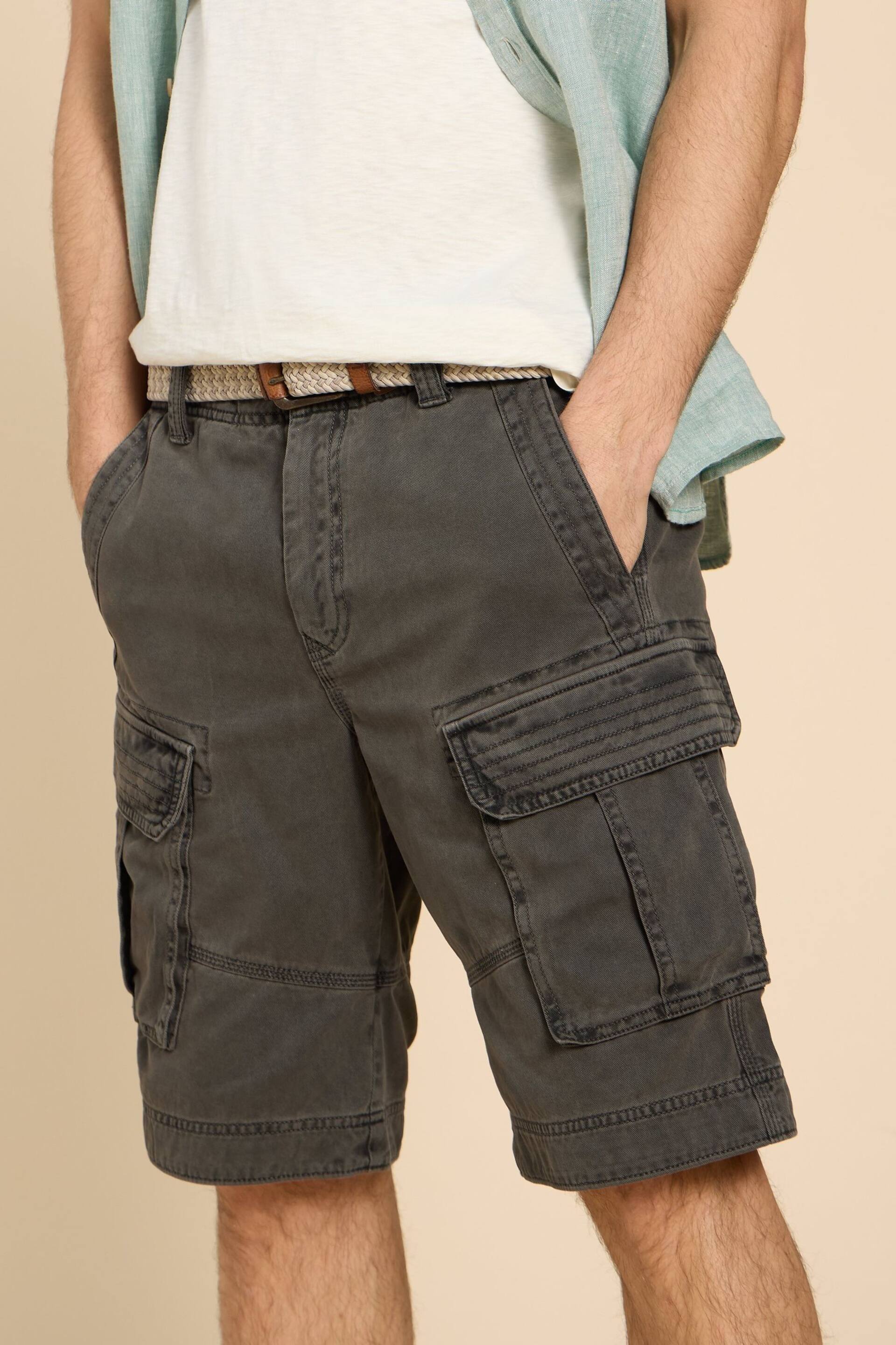 White Stuff Grey Halsall Cargo Shorts - Image 5 of 8