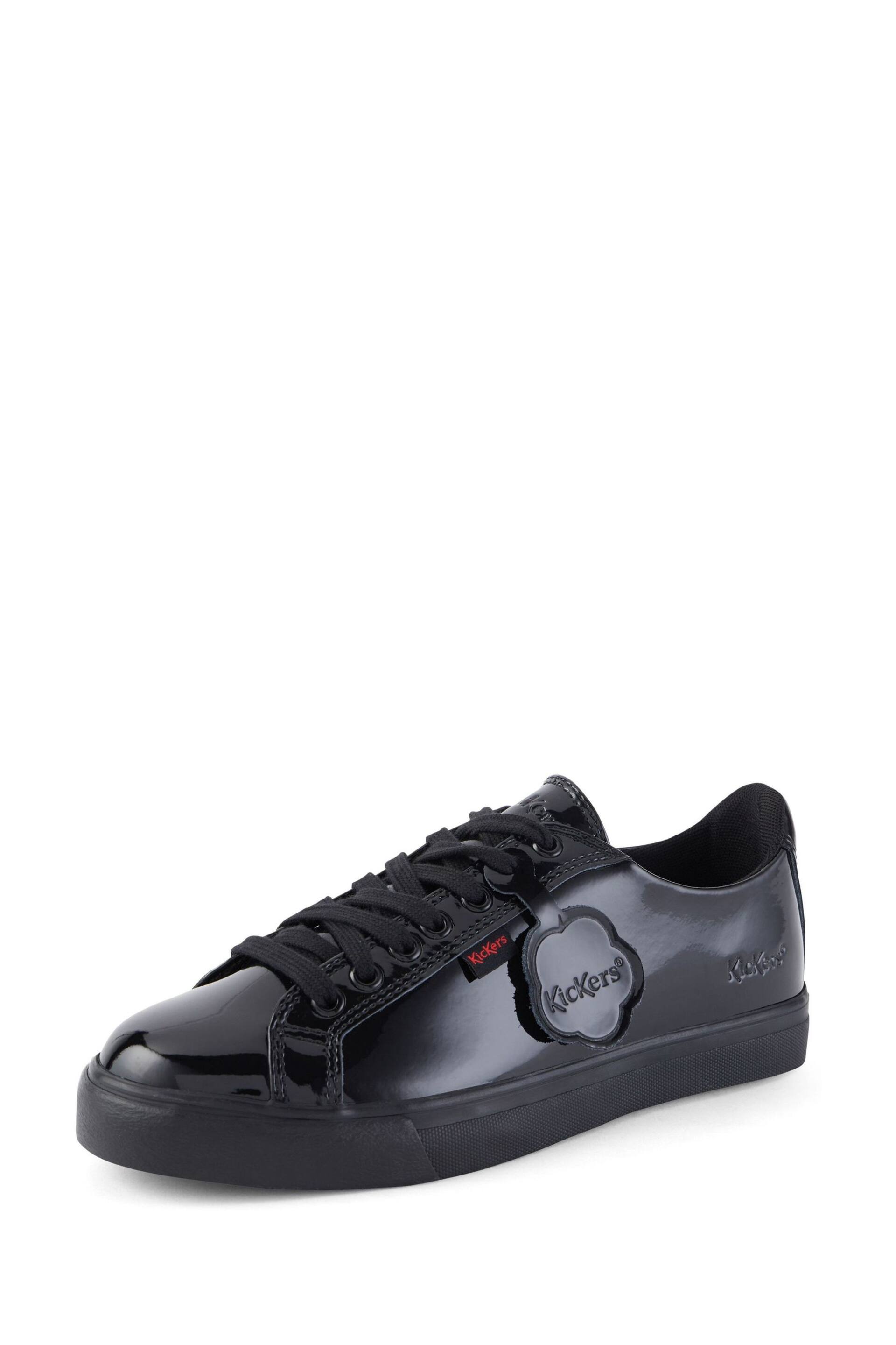 Kickers Black Tovni Lacer Shoes - Image 3 of 8
