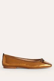 Boden Brown Kitty Flexi Sole Ballet Pumps - Image 1 of 4