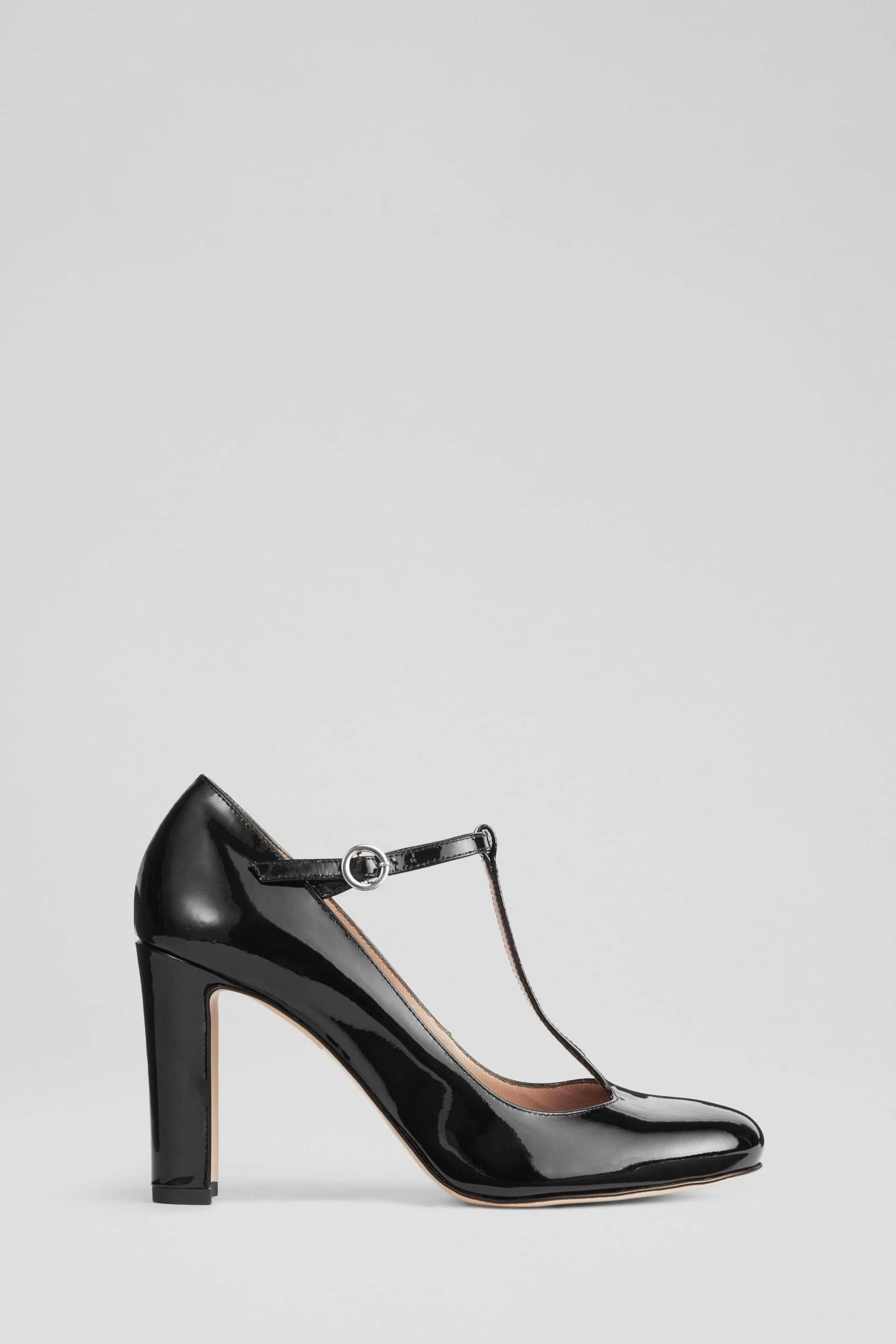 LK Bennett Annalise Patent Leather T-Bar Shoes - Image 1 of 4