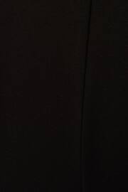 Adrianna Papell Black Crepe Tuxedo Jumpsuit - Image 7 of 7
