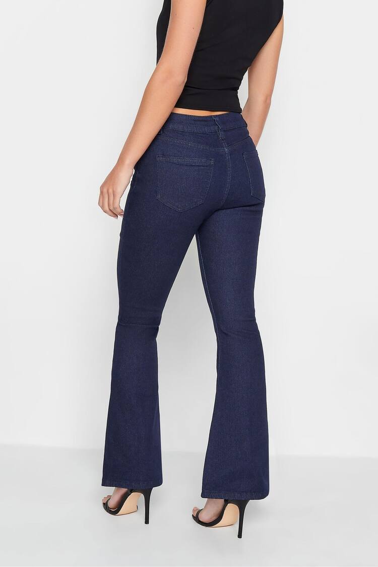 PixieGirl Petite Blue Kick Flare Jeans - Image 2 of 4