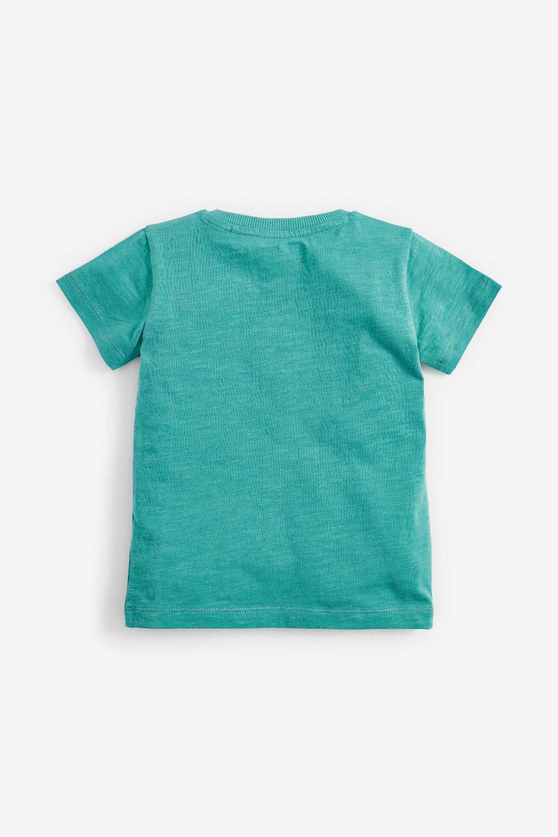 Mineral Short Sleeve T-Shirts 5 Pack (3mths-7yrs) - Image 7 of 8