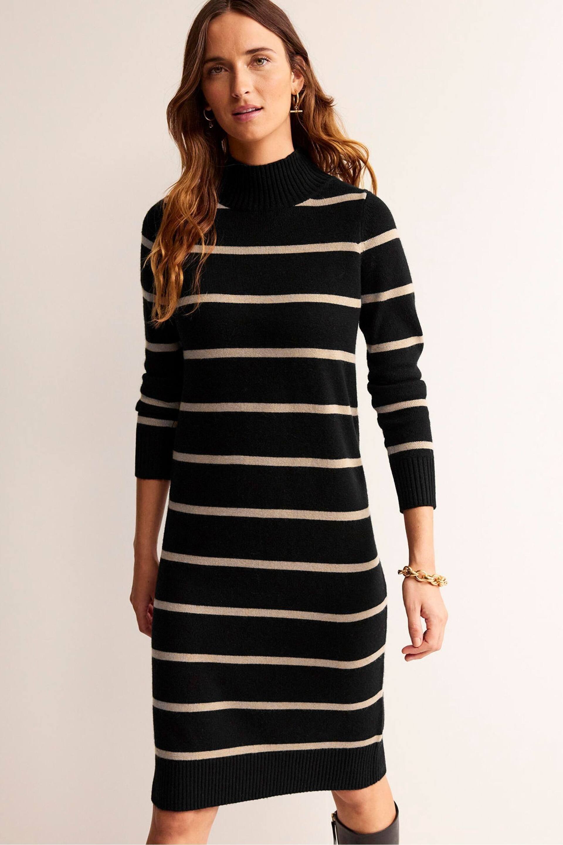 Boden Black Verity Knitted Dress - Image 1 of 6