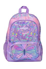 Smiggle Purple Flutter Classic Backpack - Image 1 of 3